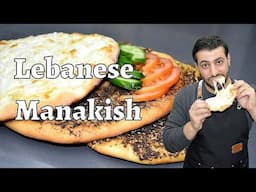 Authentic Lebanese Manakish With A baker Dough