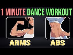 1 Minute Workout :  Simple Dance for Fun & Healthy Weight Loss! Z 57