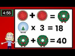 Christmas Brain Teaser | Christmas Math Video for Kids