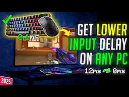 How To Lower INPUT DELAY In All GAMES🔧 - Get 0 Input Delay *2025*!