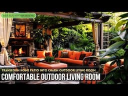 Creative Architecture Design Ideas : Transform Your Home Patio Into Comfortable Outdoor Living Room