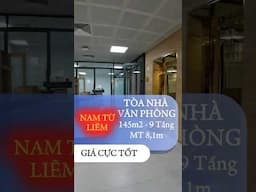 Bán gấp tòa nhà 144m2x 9 tầng kinh doanh văn phòng #hoanghabds #bantoanhavanphong #banbuilding