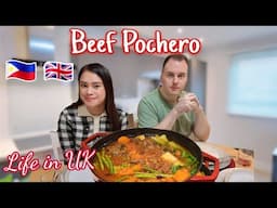 Buhay UK | Oxtail Pochero | Foreigner Eats Filipino Food | British Filipina Couple