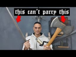 Can A One-handed Sword Parry A Two-handed Axe?