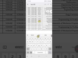 Aktu circular, Tentative Exam Schedule of Odd Semester for Session 2024-25-Phase-II