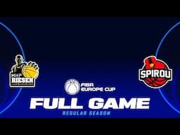 MHP RIESEN Ludwigsburg v Spirou Basket | Full Basketball Game | FIBA Europe Cup 2024-25