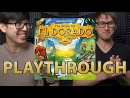 The Quest for El Dorado - New International Edition Board Game Playthrough