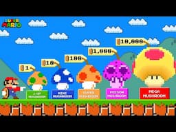 Super Mario Bros. but Mario Can Buy all Mushrooms...