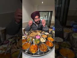 Biggest Veg Punjabi Thali In Punjab #pettoosingh #shorts