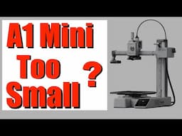 Is Under $200 A1 Mini 3D Printer Too Small?