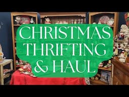 Thrifting for Christmas DECOR & HAUL ✨️