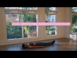 8-Minute Gentle Yoga Flow for Stress Relief (Intermediate) | #Yogawithleah