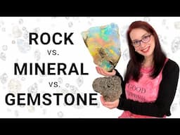 What is the difference between rocks, minerals and gemstones?