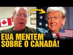 EUA vs CANADÁ | Canadense mostra NARRATIVA ENGANOSA dos Estados Unidos para ameaçar o Canadá 😮🇨🇦 🇺🇸