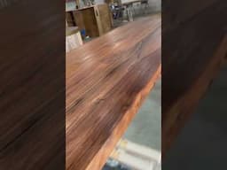 Satisfying Oil Finish on Walnut! #carpentry #diy #woodworking #howto #wood #satisfying #fyp