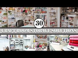 THE BEST CRAFT ROOM ORGANIZATION VIDEO EVER!