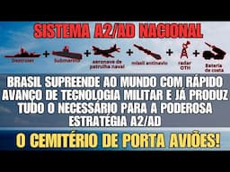 Brasil surpreende ao mundo com avanço rápido de tecnologias para produção de um sistema A2AD