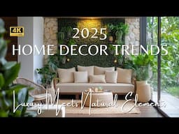 2025 Home Decor Trends: Integrating Modern Luxury Furniture with Natural Elements, Wood, and Stone