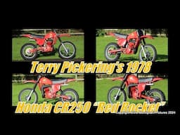 Vintage Twinshock 1978 Honda CR250 Red Rocket