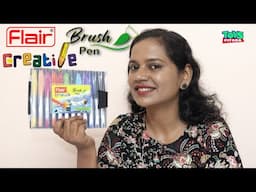 Brush Pen Flair Creative | Flair Creative Brush Pens India | Pen with watercolor | Calligraphy pen