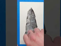 #archaeology #illustration ancient stone tool drawing and painting #realarchaeology