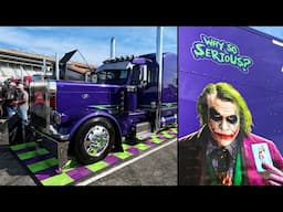 'Why So Serious?': Joker-themed heavy haul 389 shows out at Stars, Stripes and White Lines show