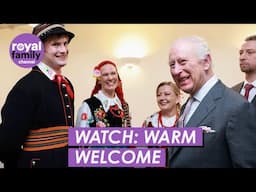 WATCH: Cheerful King Visits Polish Community Centre in London