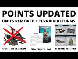 40K Points + Rules Updates for Aeldari, Unit Rules Removed, Made to Order Terrain + More!