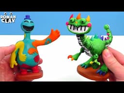 Poppy Playtime Chapter 4 - Doey the Doughman and Pianosaurus ⭐ Sculpting with Clay