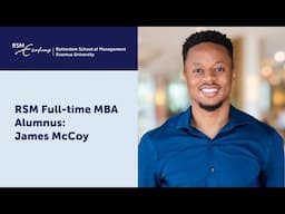 RSM Full-time MBA Alumnus: James McCoy | Rotterdam School of Management, Erasmus University