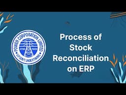 Process of stock Reconciliation on ERP. Complete Tutorial