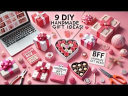 9 DIY Handmade Gift Ideas 🎁 | Cute & Easy Gifts for Your Loved Ones 💖