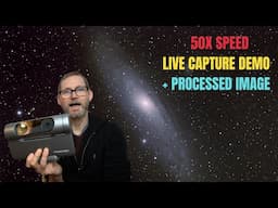 DWARF 3 Smart Telescope: Andromeda Live Capture Demo & Final Processed Image