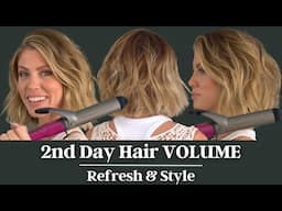 Voluminous Second Day Hair | Refresh and Style