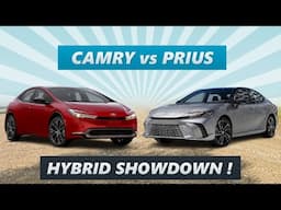 2025 Toyota Camry vs 2024 Toyota Prius – Hybrid KING Showdown !