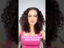 Finalização de cachos MEGA VOLUME 👩🏻‍🦱