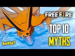 Top 10 Mythbusters in FREEFIRE Battleground | FREEFIRE Myths #299