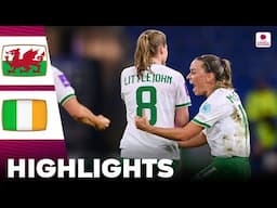 Wales vs Ireland | What a Goal | Highlights | Women's Euro Qualifiers 29-11-2024