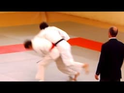 Pierre Paulin fait un combat rugueux et termine le combat en soumission en judo 2ème division