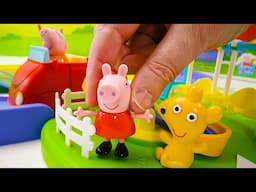 Peppa Pig's Big Adventure! 🐷 | ToyTubeTV Unboxes Peppa's Town Playset & Goes Exploring!