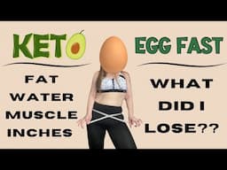 Reboot Week 1 Results | 5 Day Keto Egg Fast Results | Weight, Muscle, Fat, Inches - What did I lose?