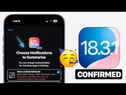 iOS 18.3.1 CONFIRMED - What To Expect!