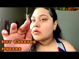 ASMR POV: Ghetto hot Cheeto girl sits behind you in class (Makeup, chewing and ratchet behavior)