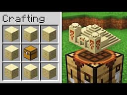 Minecraft, but you can Craft Structures!