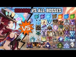 C0 Chasca vs All Bosses in v5.2 (WL 9) Without Food Buff | Genshin Impact