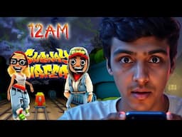 Playing Subway Surfers at 12 AM (Telugu)