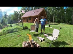 Backwoods Log Cabin Homesteading | OFF GRID & Up North | Fire, Fishing, & Fun. June 2024