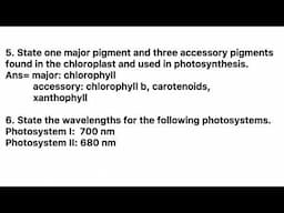 CAPE Biology Unit II 2024 Exam Topics Questions