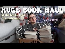 HUGE book haul (books I got for Christmas) ⭐️🎁📚