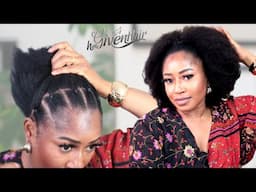 4C Hair Transformation, Fuller and Longer Afro Half Wig Ft. HerGivenHair